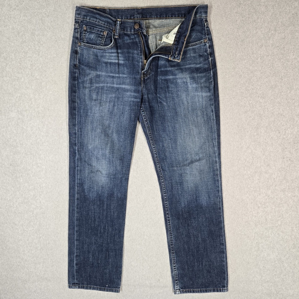 Levi's 514 Men Jeans 33X30 Blue Denim Straight Fit 30" Inseam